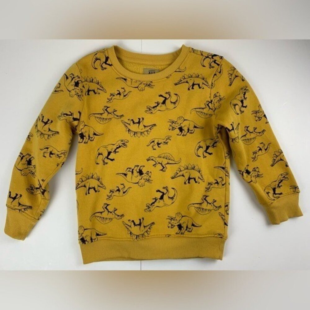 Dinosaur‎ Bundle Maximus Rex Crewneck Sweatshirts Sz 7 & Jurassic World Backpack - Picture 2 of 12